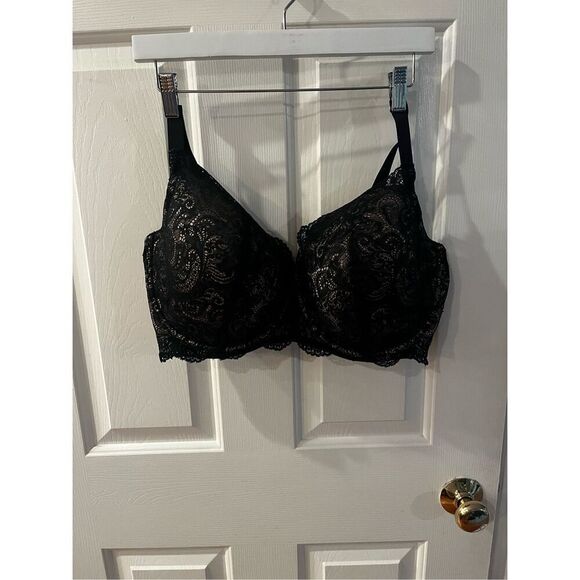 ThirdLove Black Lace Balconett Bra sz 42F EUC - Picture 4 of 11